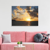 Psalm 27 1 De Heer is mijn Licht Canvas Afdruk (Insitu (Woonkamer))