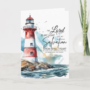 Psalm 27:1 De Heer van de Bijbel is mijn licht en  Kaart