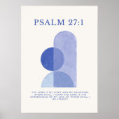 psalm 27:1 poster (Voorkant)