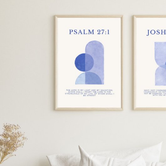 psalm 27:1 poster