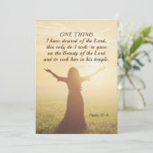 Psalm 27:4 Een ding dat ik verlangde van de Here K (Staand voorkant)