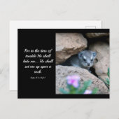 Psalm 27:5 (KJV) Briefkaart (Voorkant / Achterkant)