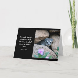 Psalm 27:5 (KJV)-kaart  Kaart