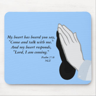 psalm 27:8 mousepad muismat