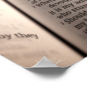 Psalm 27 [Afdrukken] Poster (Hoek)