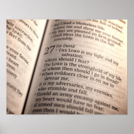 Psalm 27 [Afdrukken] Poster