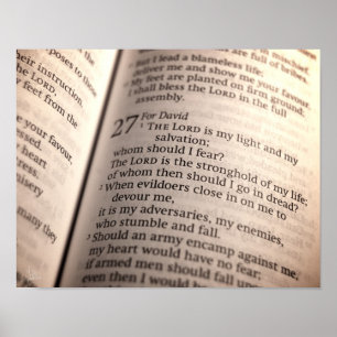 Psalm 27 [Afdrukken] Poster