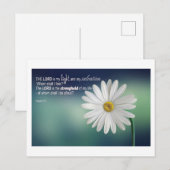 Psalm 27 - De Heer is mijn Licht .... Briefkaart (Voorkant / Achterkant)