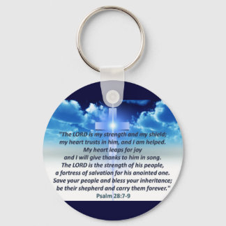 psalm 28:7-9 sleutelhanger