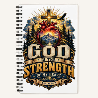 PSALM 28:7 GOD Is Kracht Notitieboek