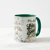 Psalm 28:7 Heer, mijn kracht en mijn schild Mok (Voorkant rechts)