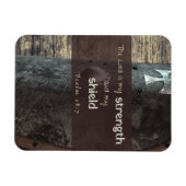 Psalm 28:7 Sterkte en Schild magneet (Horizontaal)