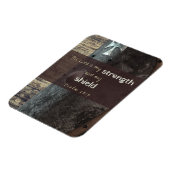 Psalm 28:7 Sterkte en Schild magneet (Linkerzijde)