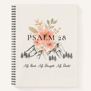 Psalm 28 Spiraal Notitieboek 8.5 x 11