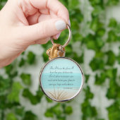 Psalm 29:11 Want ik ken de plannen Aqua Beach Sleutelhanger (Hand)