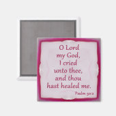 Psalm 30:2 Magneet (Voorkant / Achterkant)