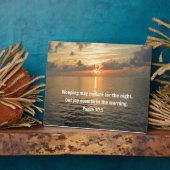 Psalm 30:5. Een avondmaal.. Fotoplaat (Zijkant)