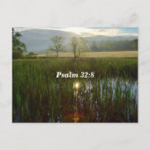 Psalm 32:8 Ik zal het u leren Briefkaart (Achterkant)