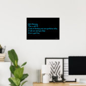 Psalm 32:8 poster (Thuiskantoor)