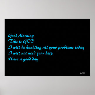 Psalm 32:8 poster