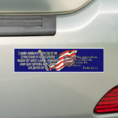 Psalm 33:12 bumpersticker (Op auto)