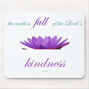 Psalm-33, De Aarde is vol van de Kindness van de H Muismat