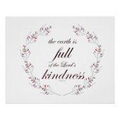 Psalm 33 perfect poster (Voorkant)