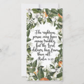 Psalm 34:19, Waterverf tweeslachtig bladwijzer (Voorkant)