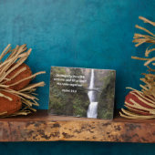 Psalm 34:3 Vergroot de Heer met mij Fotoplaat (Zijkant)