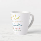Psalm 34:4 Mok! Latte Mok (Rechterhoek)