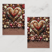 Psalm 34:8 en Psalm 22:26 KJV Kaarten - Confecties Visitekaartje (Voorkant / Achterkant)