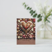 Psalm 34:8 en Psalm 22:26 KJV Kaarten - Confecties Visitekaartje (Staand voorkant)