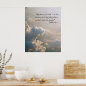Psalm 36:5 poster (Keuken)
