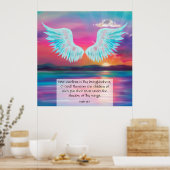 Psalm 36:7 poster (Keuken)