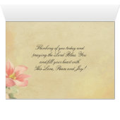 Psalm 36:7 Uw ongeëvenaarde liefde voor GOD, Kaart (Binenzijde Horizontaal (Onderkant))