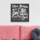 Psalm 37:32 Vaderdag Verpakt Canvas (Insitu (Woonkamer))