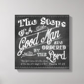 Psalm 37:32 Vaderdag Verpakt Canvas (Voorkant)