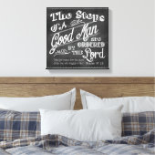 Psalm 37:32 Vaderdag Verpakt Canvas Afdruk (Insitu (Slaapkamer))