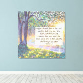 Psalm 37:4-5 canvas print (Insitu (Houten vloer))