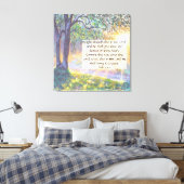 Psalm 37:4-5 canvas print (Insitu (Slaapkamer))