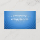 psalm 37; 4-5 - Christelijk Visitekaartje (Achterkant)