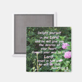 Psalm 37:4-5 magneet (Voorkant / Achterkant)