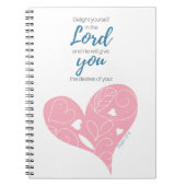 Psalm 37:4 Scripture Journal Notitieboek (Voorkant)