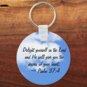 Psalm 37:4 sleutelhanger (Voorkant)