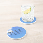 Psalm 37:4 zandsteen onderzetter (Zijkant)