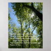 Psalm 37 Poster (Voorkant)