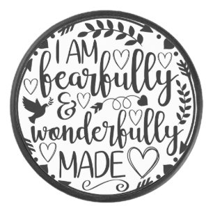 Psalm 39 Wonderlijk Geschapen Christelijke Schrift Hockey Puck
