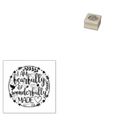 Psalm 39 Wonderlijk Geschapen Christelijke Schrift Rubberstempel (Gestempeld)