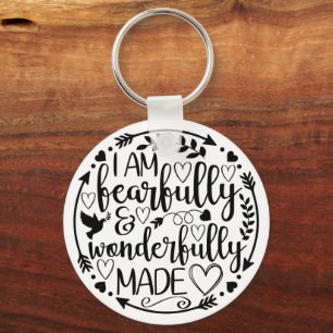 Psalm 39 Wonderlijk Geschapen Christelijke Schrift Sleutelhanger