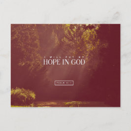 Psalm 42:11 - Ik hoop op GOD Briefkaart